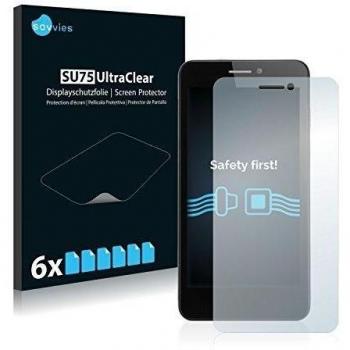 Savvies Protector de Pantalla Cubot P6 (6 Unidades) Ultra Transparente