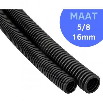Tuyau flexible francais 16 mm, couleur noire – rouleau 100 m