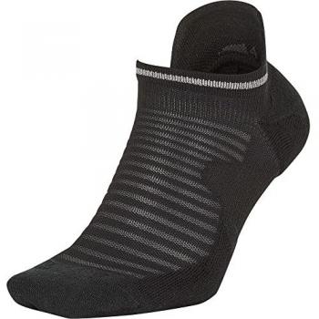 Calcetín de Carrera Nike Spark Con Amortiguación Negra y Gris