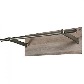 Elegante Wandgarderobe in Eiche-Dekor