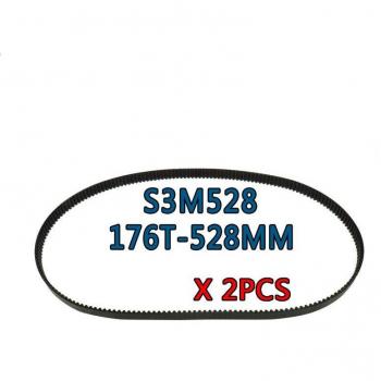 S3M528 176T Dual Bread Maker Belts – Gorenje 401585/Scarlett SC‑400/Delta DL‑72B/390358