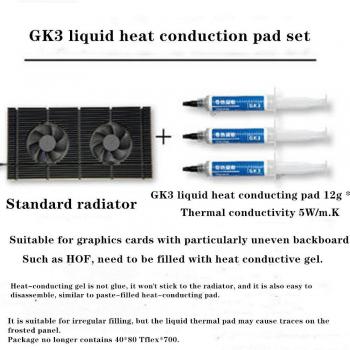 Radiador Memoria Trasera con Ventilador PWM y Aluminio