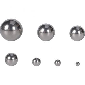 Stainless Steel No Hole Loose Beads - 10-500 Pcs, 2-10mm Craft Accessories