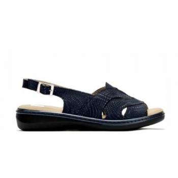 PITILLOS 5581 MARINO Sandalia Confortable Mujer Azul