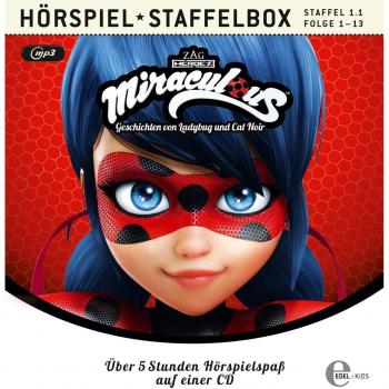 Miraculous - Geschichten von Ladybug & Cat Noir- mp3-Staffelbox 1.1 (Folgen 1 - 13) - Das Original-Hörspiel zur TV-Serie