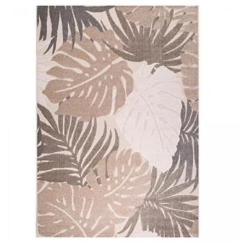 Tapis Rectangulaire Beige et Crème Chimeki