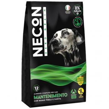 Necon Zero Grain Mantenimento Crocchette Maiale Piselli Per Cani Sacco 3kg Necon Pet Food