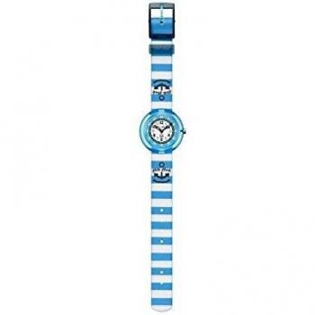 Blaues Flik Flak Analog-Uhr für Jungen – Textil, One Size, Quarz 32001214