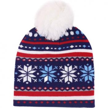 Gorro cálido de invierno con diseño de alce