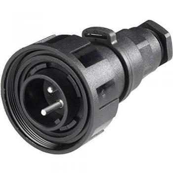 Bulgin PX0748/P IP68 4-Pole Circular Connector, Standard Buccaneer, Straight Plug, Flex Cable Mount, 6A