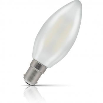 Crompton Candle LED Light Bulb Dimmable B15 2.5W (25W Eqv) Cool White Pearl