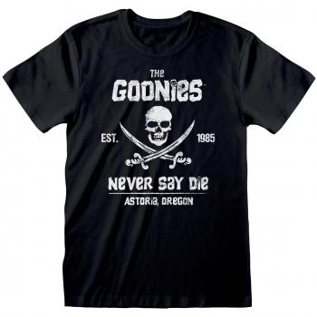 Camiseta Goonies Never Say Die Unisex Negra