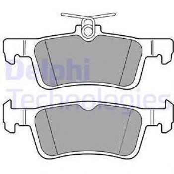 Bremsbelagsatz DELPHI LP3369, Hinten