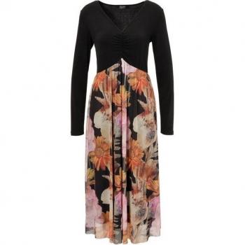 Aniston SELECTED Damen Midikleid in bunten Farben