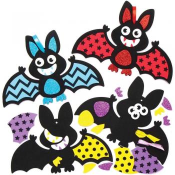 Halloween Bat Mix & Match Decoration Kits (Pack of 8)