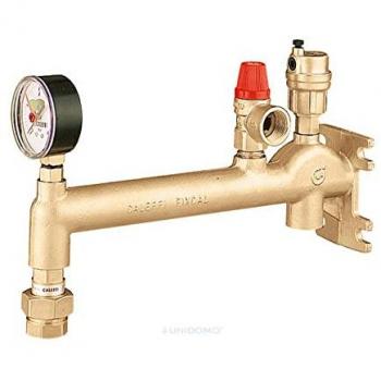Gruppo Raccordi Caleffi Fixcal 336 con Valvola Ottone