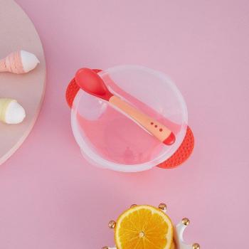 Ensemble Vaisselle Sécurité Bébé avec Cuillère Température
