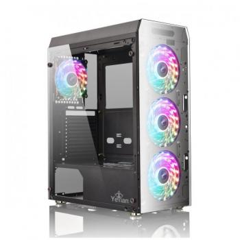 Gabinete Yeyian Krypton ATX 3 Ventiladores ARGB