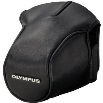 OLYMPUS LEATHER FRONT&BODY CASE CS‑36FBC BLK per E‑M5