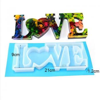 LOVE Letter Epoxy Mold