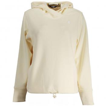 K‑Way beiges Damen‑Capuzenpullover ohne Reißverschluss