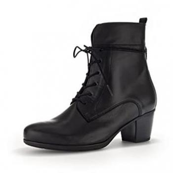 GABOR Stiefelette Schwarz Flacher Absatz für Damen - 38