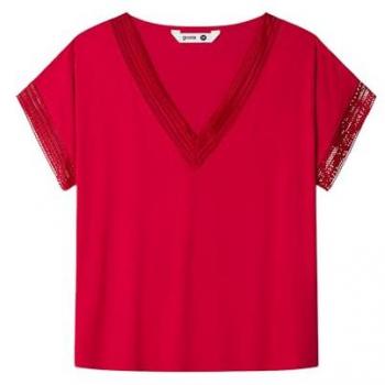 Camiseta Gisela Galón de Manga Corta