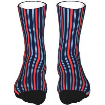 Martini Racing Printed Middle Tube Socks for Men