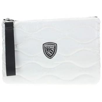 White Wave Strass Puffer Clutch – Unisex