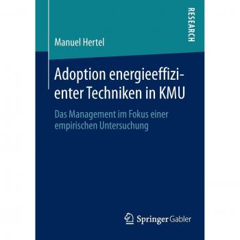 Hertel, Manuel: Adoption energieeffizienter Techniken in KMU