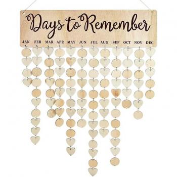Eid Mubarak DIY Wooden Calendar Pendant