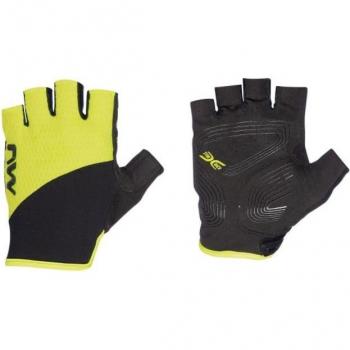 Mănuși de ciclism NorthWave Fast Grip galben fluorescent/negru XXL