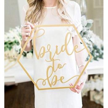 Hexagon Bridal Shower Sign