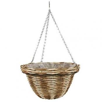 Vaso Basket Fioriera in Rattan Diam. 30cm Verdemax