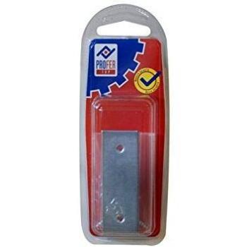 Placa Cartela Zn. 4 Pzs. 60X20 Mm