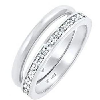 Anello Memorie Set Basic Trend in Argento Sterling 925 con cristalli per donna