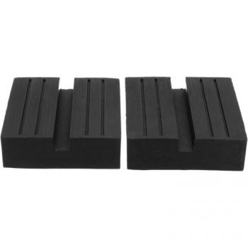 Universal Rubber Pad Guard Adapter for Slotted Car Lift Jack - 2 Pack