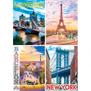Nathan - Puzzle 1500 pièces - Les plus belles villes du monde