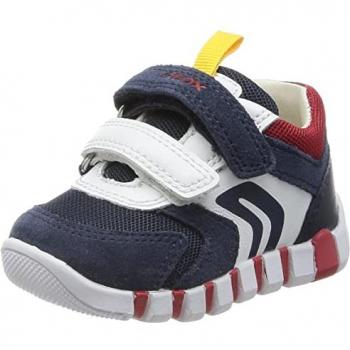 Geox Zapatillas Juveniles con Banda Dual Azul