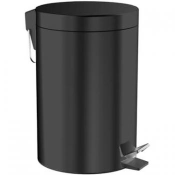 Emco System 2 Abfallbehälter, 5 l, schwarz, mit Deckel