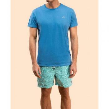 Scotta 1985 Bañador Bermudas Hombre Menta Floral