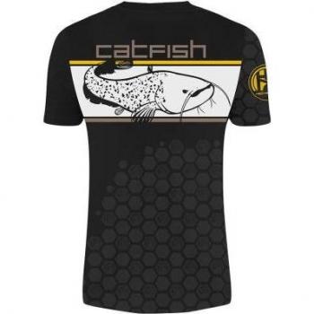 Hotspotdesign T-Shirt Linear Catfish Größe XL