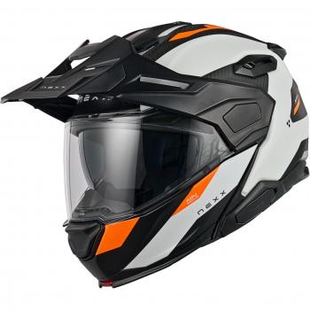 Casco Modular NEXX Tierra Carbono Blanco-Naranja MT