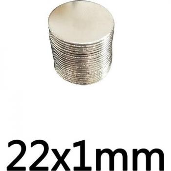 22x1mm N35 Rare Earth Magnet