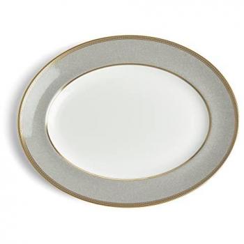 Renaissance Grey 35 cm Oval Platter by Wedgwood