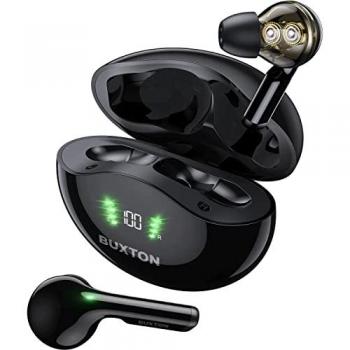 Buxton BTW 5800 sans fil, écouteurs noirs – Bluetooth 5.1 – portée 10 m – IPX ? – code produit 8590669319633
