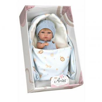 Muñeca Arias Eleganza 30 cm per bambini con marsupio