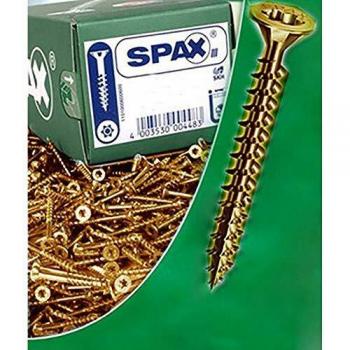Tornillos Spax Cabeza Plana POZI 4CUT 3,5 x 25 mm - 20 Uds