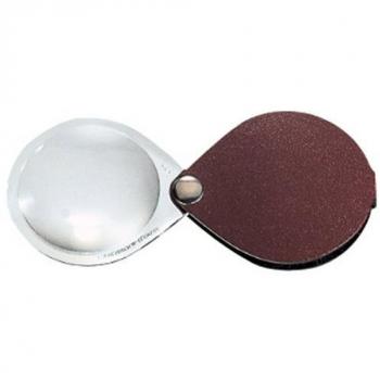 Eschenbach Leder-Einschlaglupe Vergrößerungsfaktor: 3.5 x Linsengröße: (O) 50 mm Rot