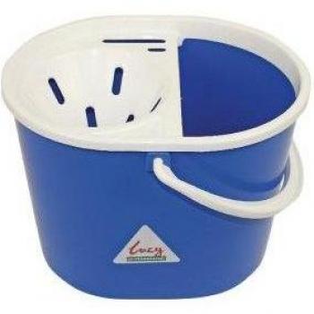 ValueX Plastic Mop Bucket With Wringer 5 Litre Blue - 0907002 22777CP